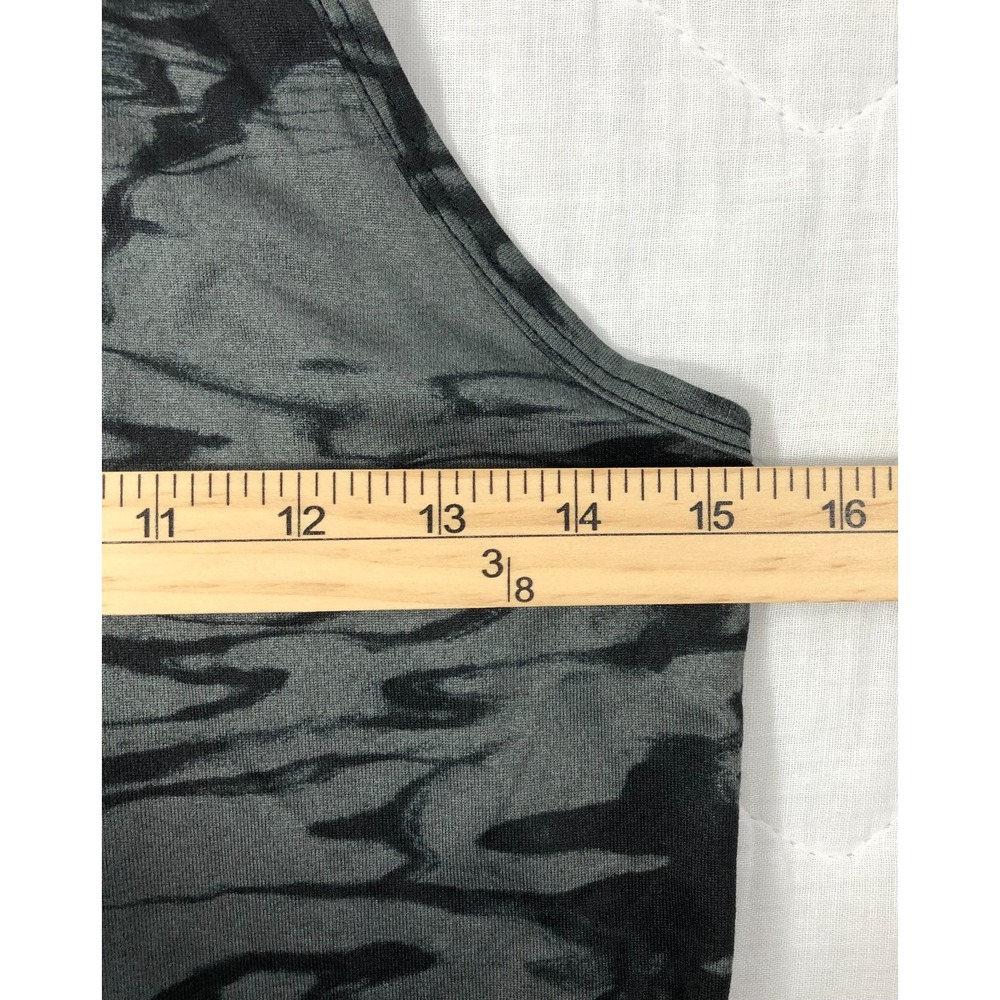 Nike Tank Top Women's Size Small Gray Black Dri Fit Regular Fit Athletic Workout - Picture 9 of 10